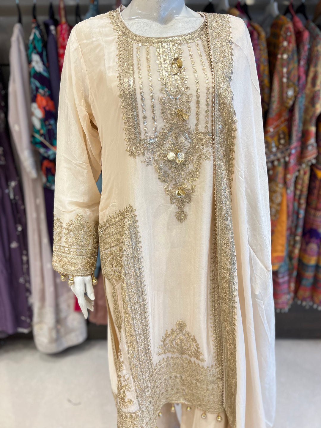 EID DESIGNER GOTA WORK SUIT -IKN6