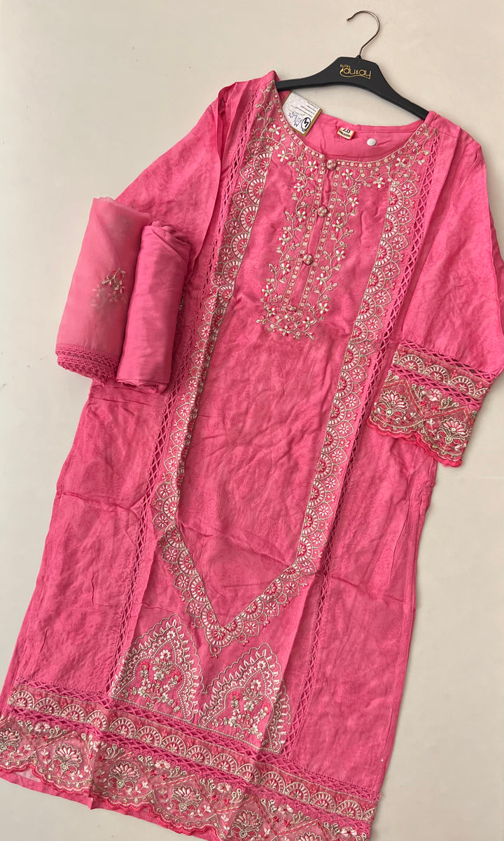 REDHA DESIGNER EMB SUIT -IKP04