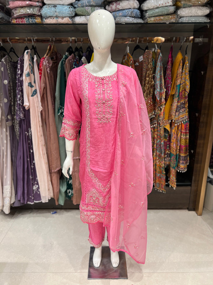 REDHA DESIGNER EMB SUIT -IKP04