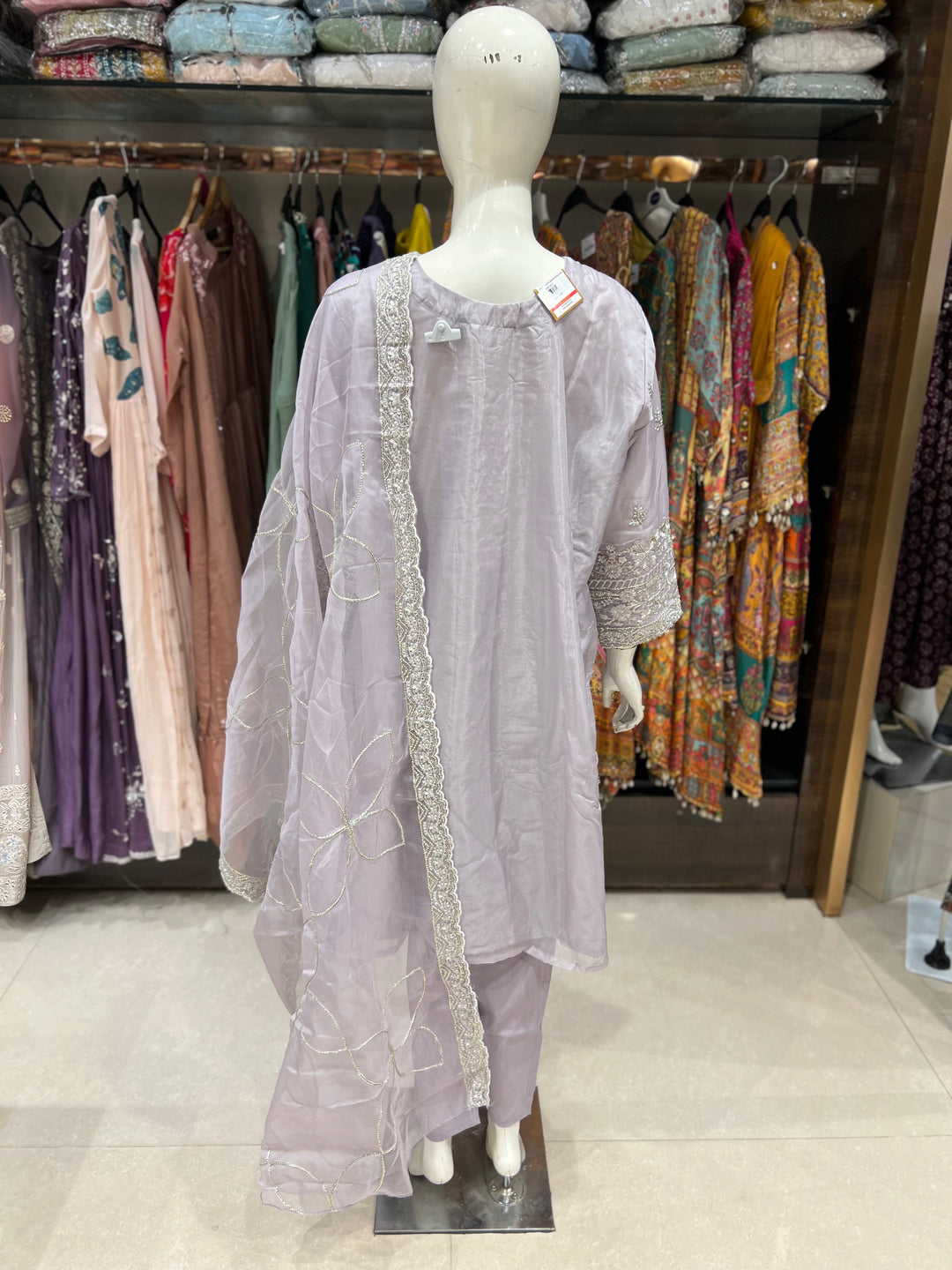 PAKISTANI ORGANZA SUIT (PLUS SIZE) - IKP05