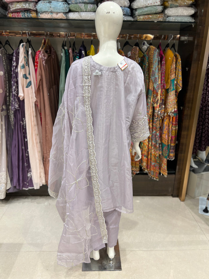 PAKISTANI ORGANZA SUIT (PLUS SIZE) - IKP05