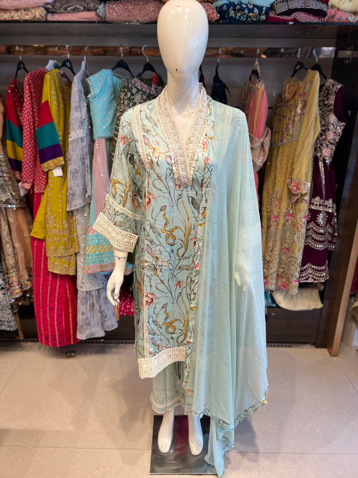 RABIYA DESIGNER EMB SUIT -IKR16