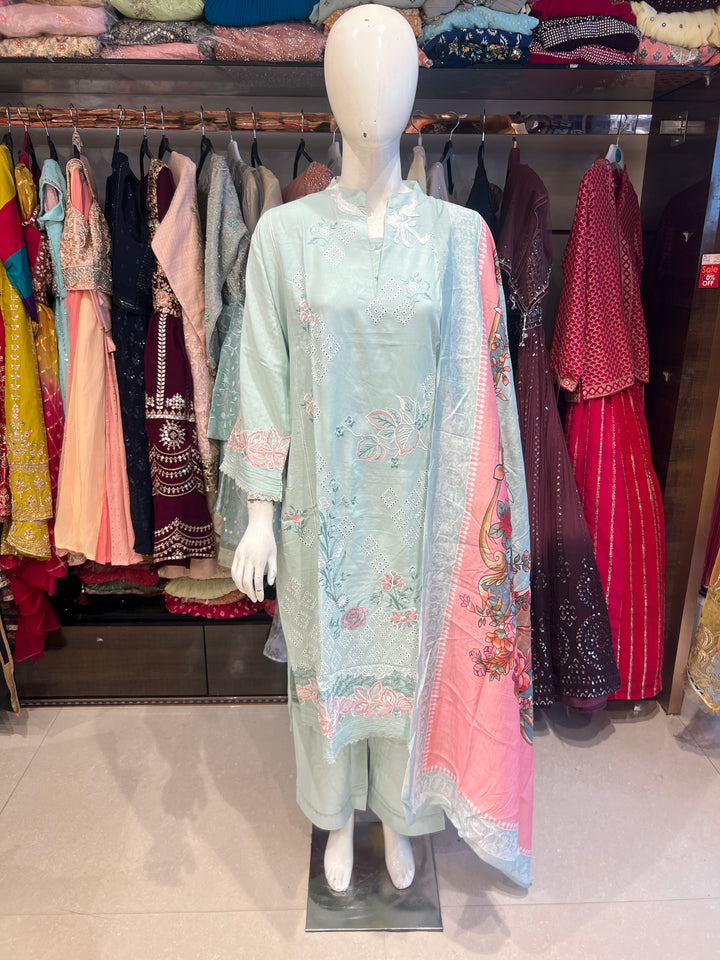 MINTY KARACHI SUIT-IKT05