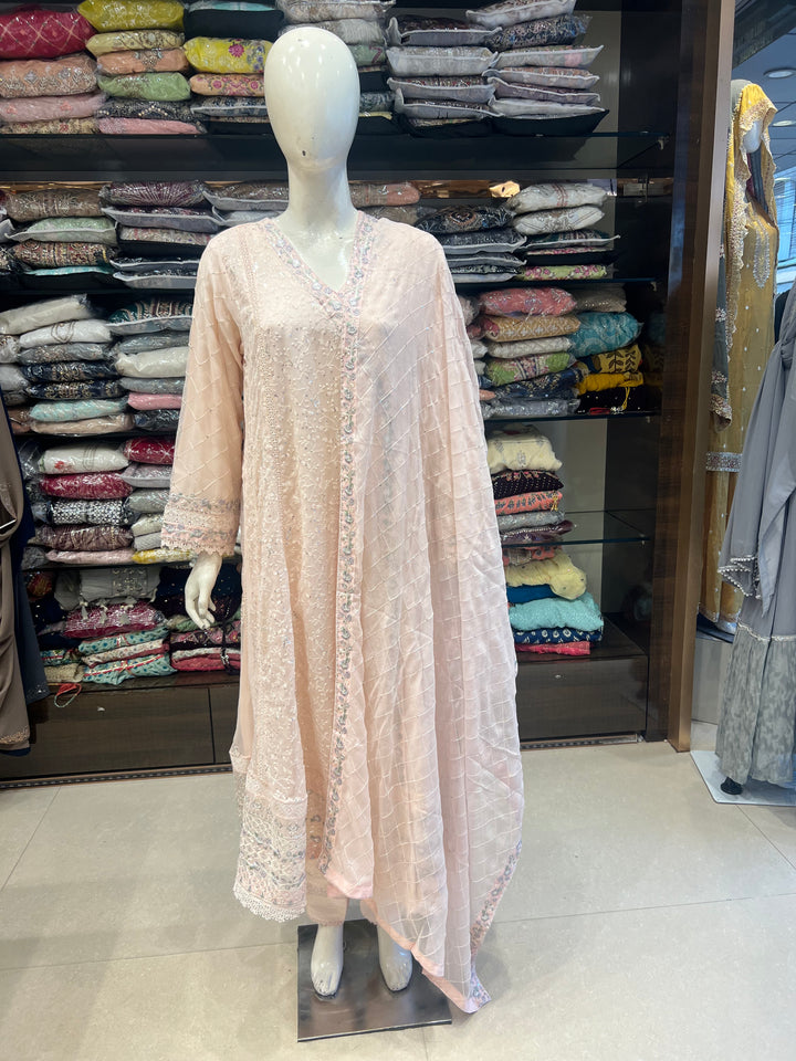 AGHA -NOOR CHIFFON GOWNS A90/2