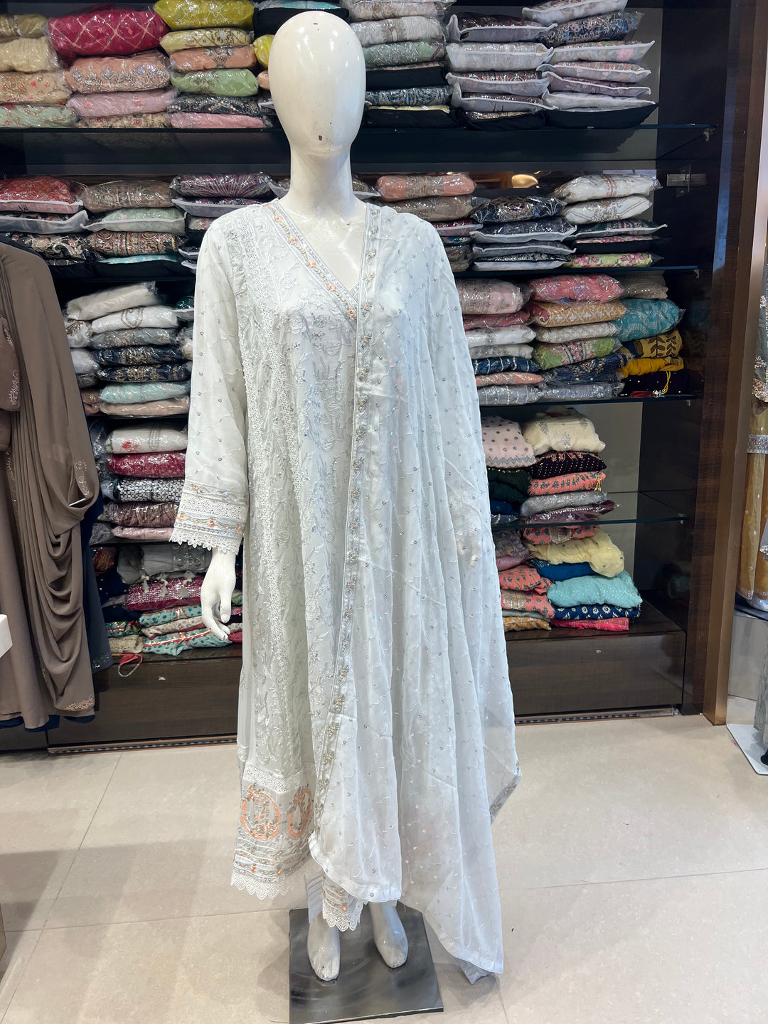 AGHA -NOOR CHIFFON GOWNS A90/1