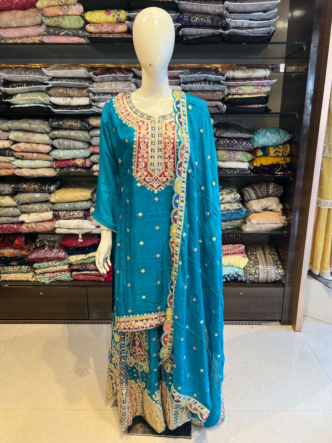 RADHIKA DESIGNER PLAZO SUIT - IKV6/1