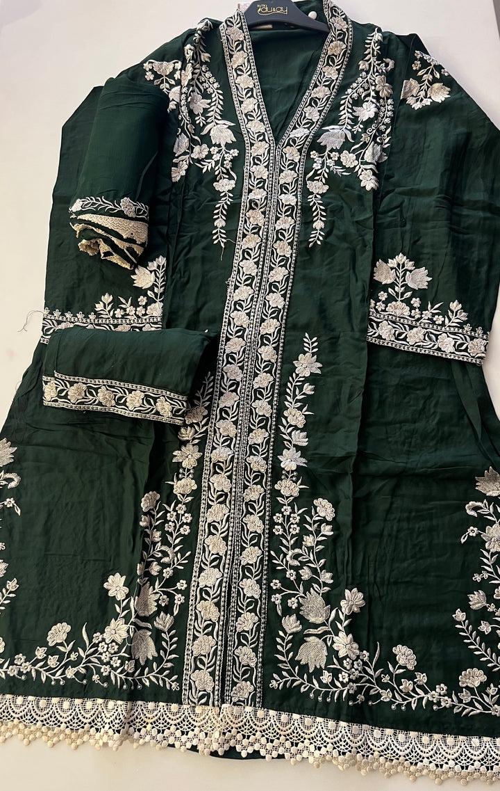 KARACHI  DESIGNER SUIT-IKX1/2