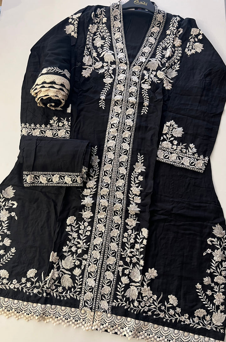 KARACHI  DESIGNER SUIT-IKX1