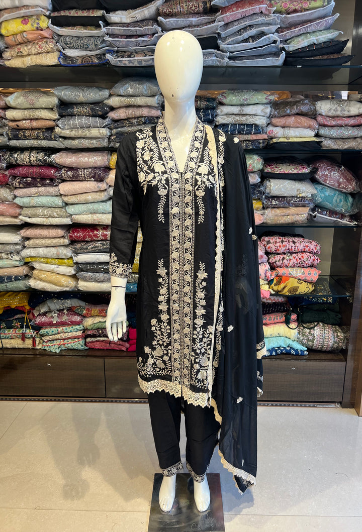 KARACHI  DESIGNER SUIT-IKX1