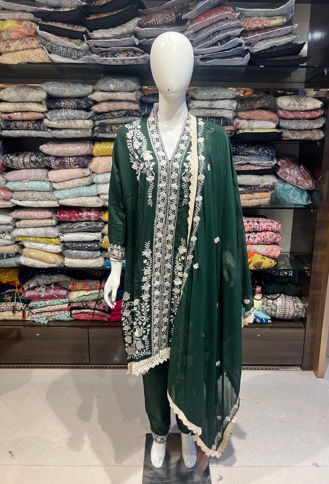 KARACHI  DESIGNER SUIT-IKX1/2