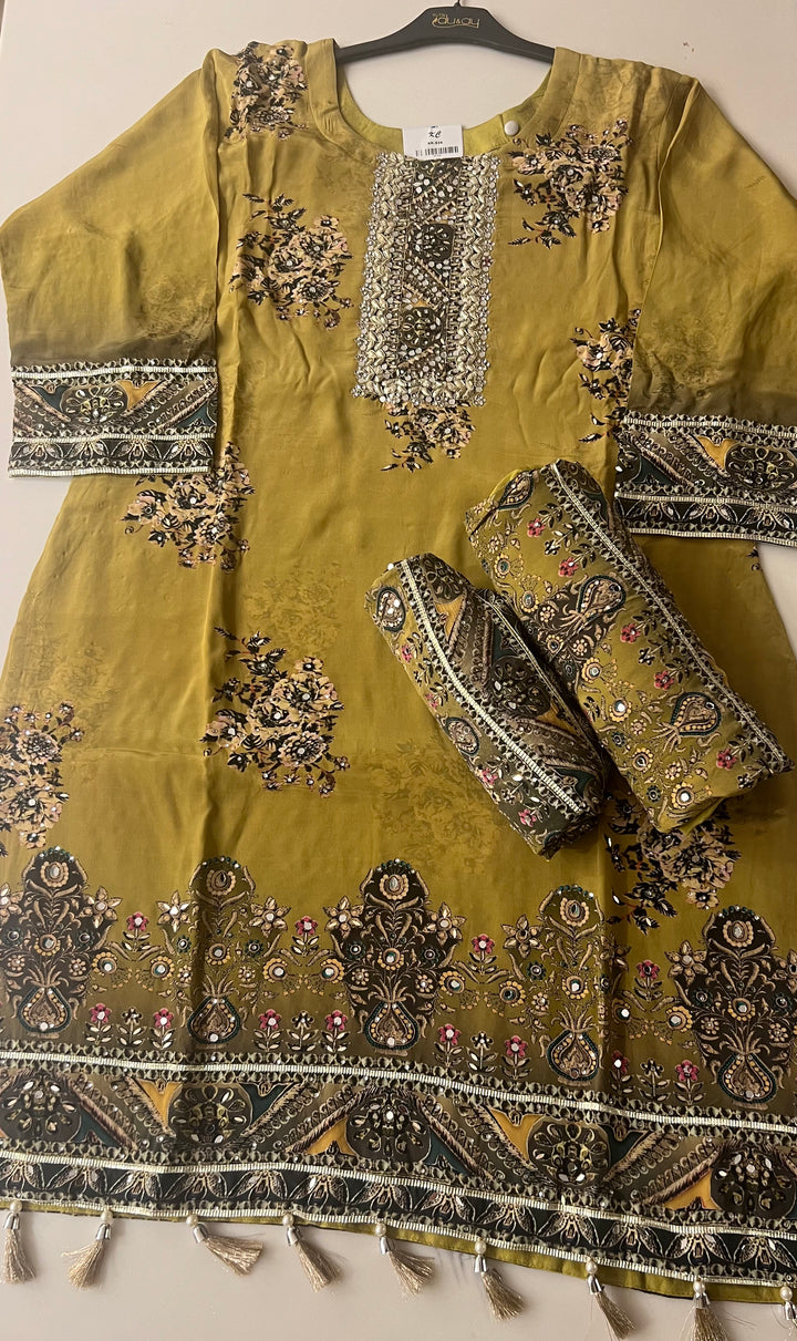 RAJWADI DESIGNER GOTA WORK SUIT (HEAVY DUPPATTA) KC02