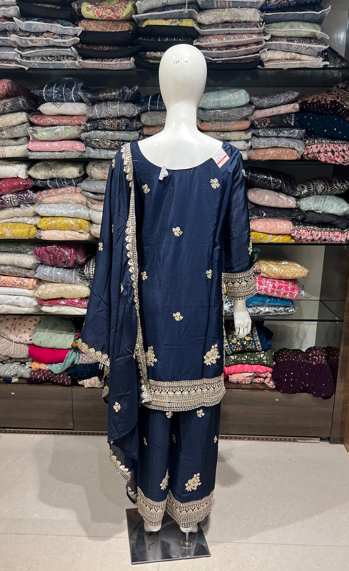 KARDANA, SEQUINS & ZARI WORK SUIT - K0430