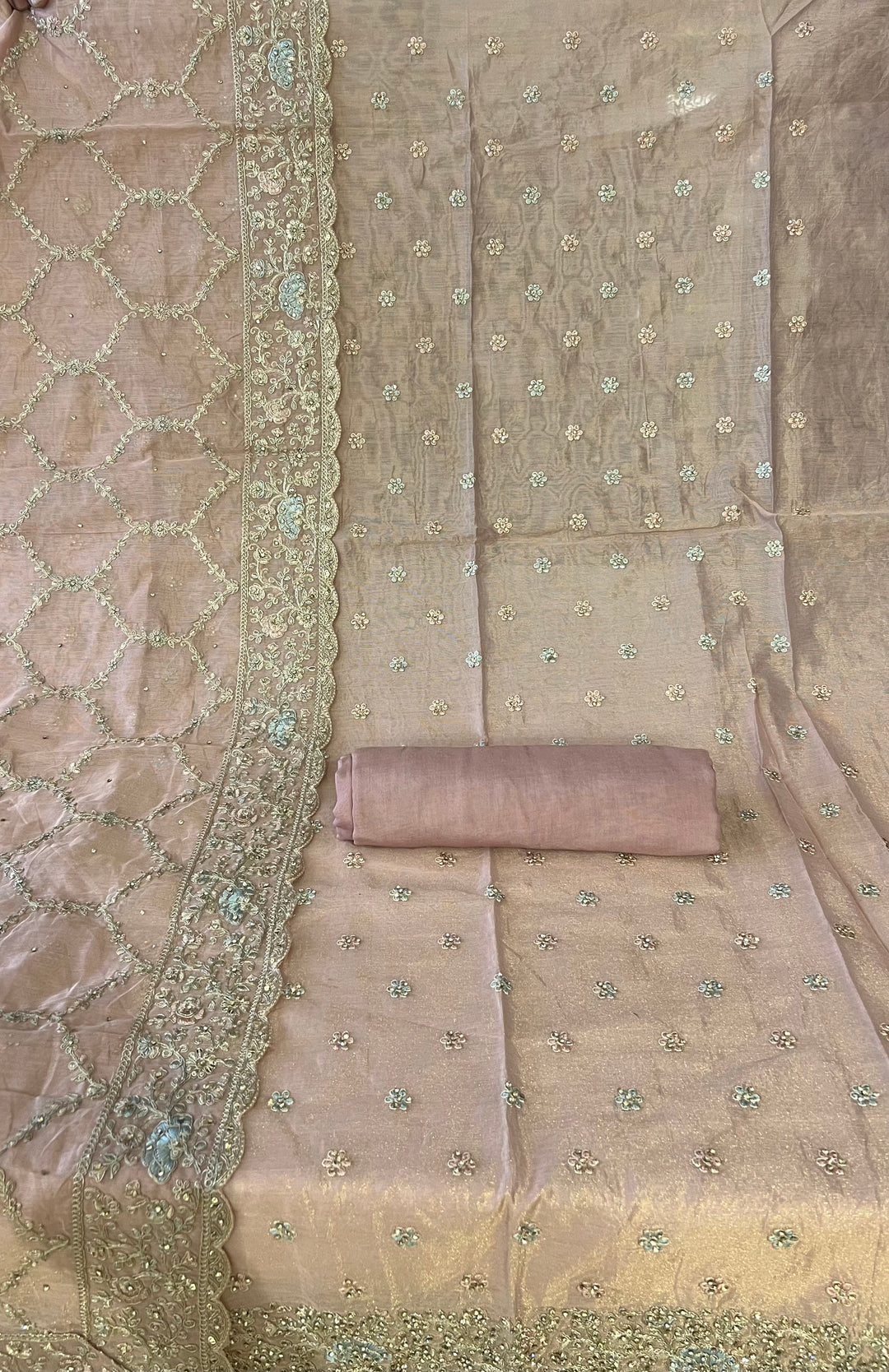 UNSTITCHED CHANDARI SILK  MATERIALS -BTG046