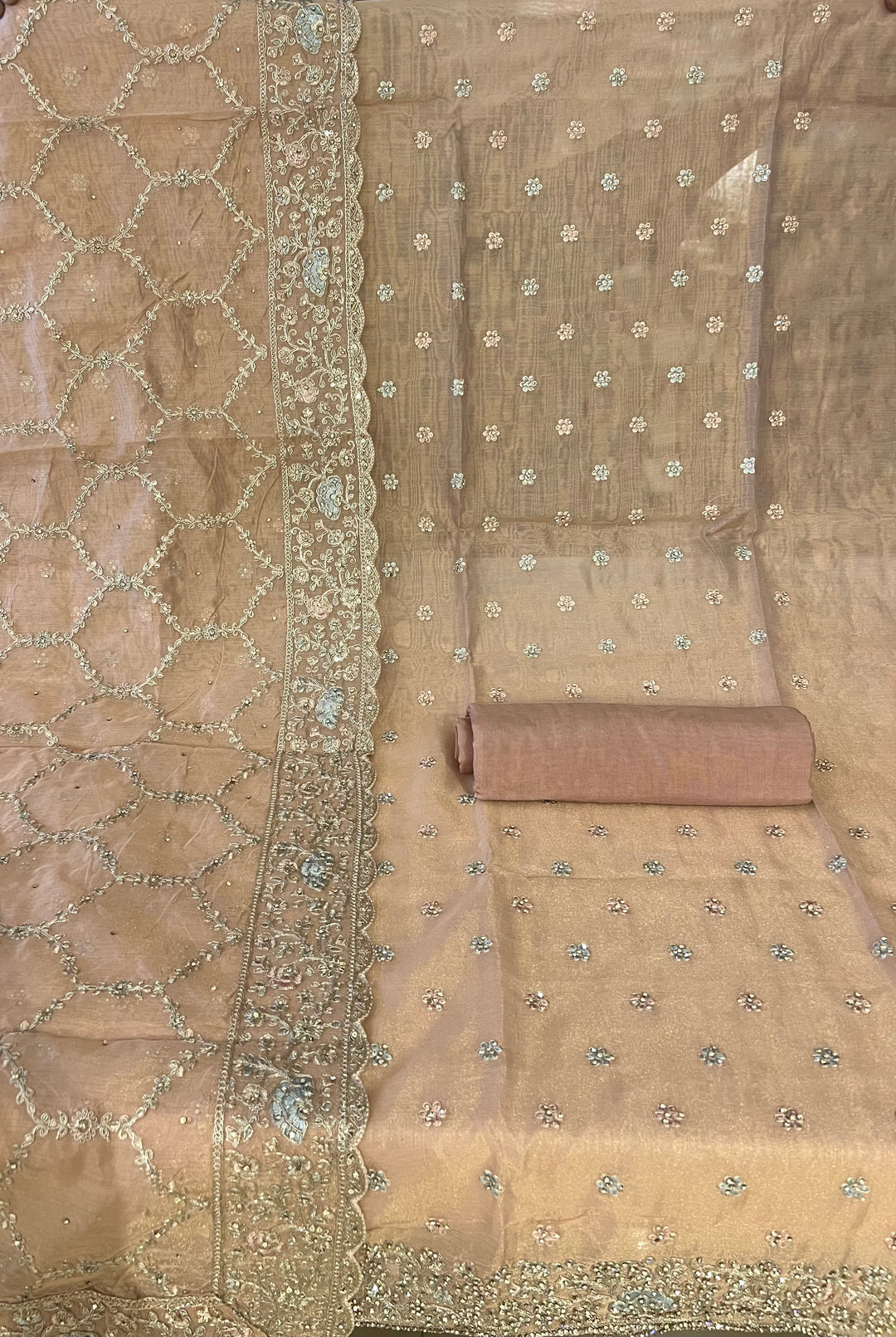 UNSTITCHED CHANDARI SILK  MATERIALS -BTG046