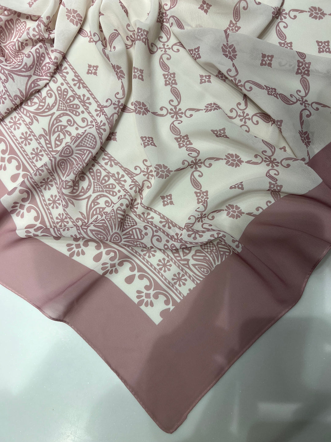 PREMIUM TURKISH SILK PASTEL HIJABS 1.75M*0.5M-3296/FR