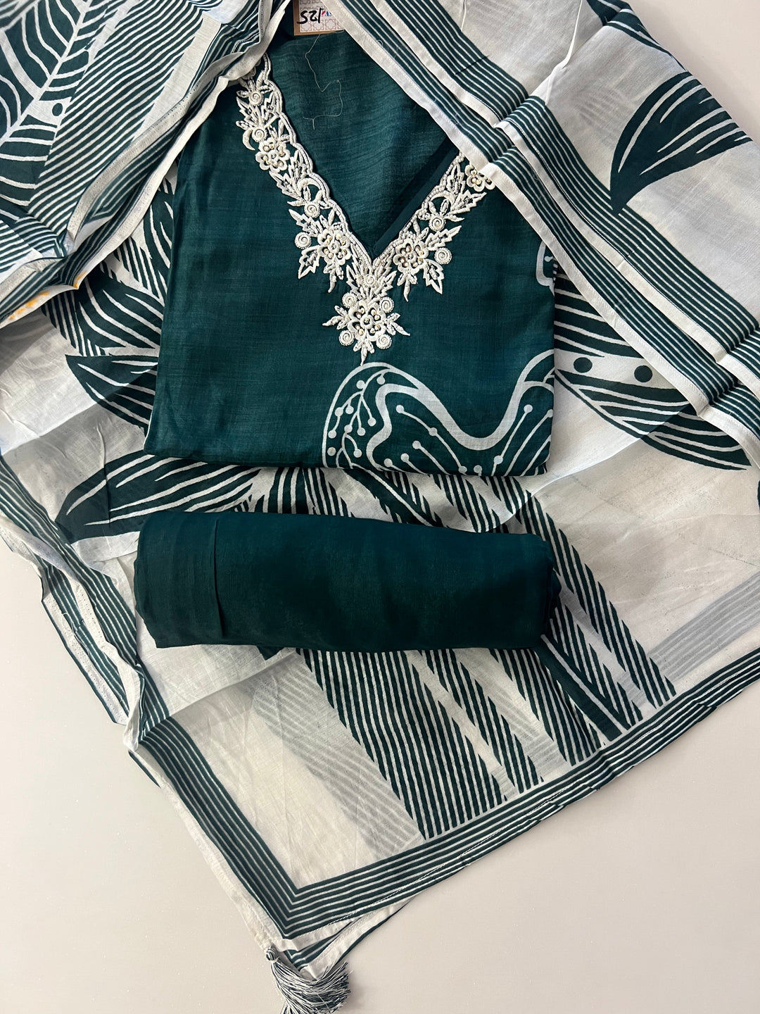 UN STITCHED  MASLIn SILK MATERIAL-BTH125