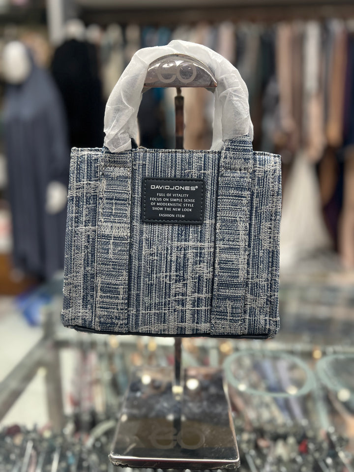 DAVIDJONES BAG FOR WOMEN`S - CM7162 (BLUE JEAN)