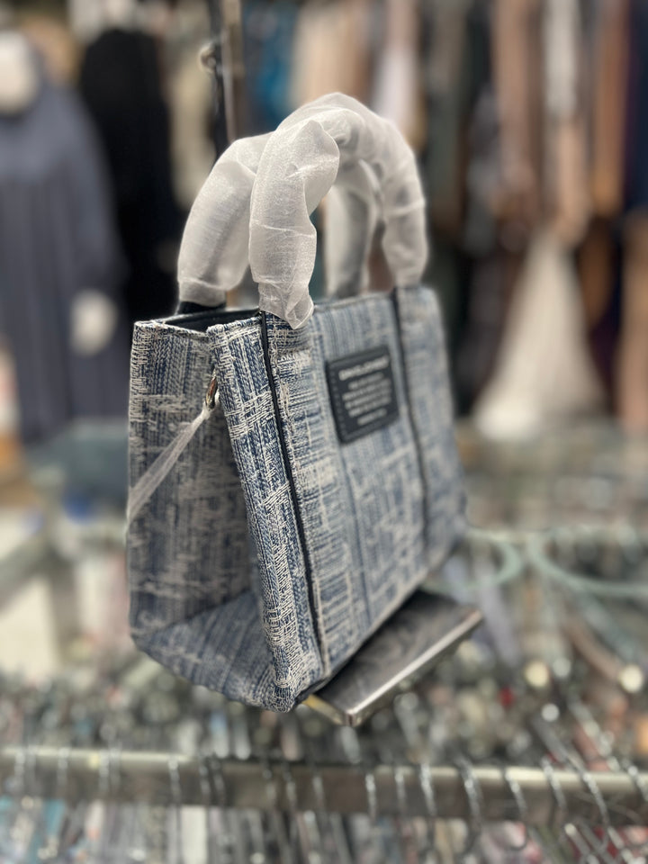 DAVIDJONES BAG FOR WOMEN`S - CM7162 (BLUE JEAN)