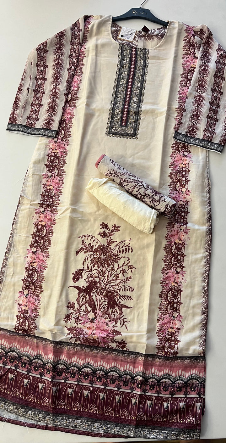 DESIGNER CHIKANKARI PLUS SIZE -IKWQ04/IKSA12