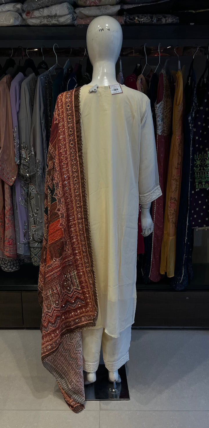 DESIGNER CHIKANKARI PLUS SIZE -IKUS05