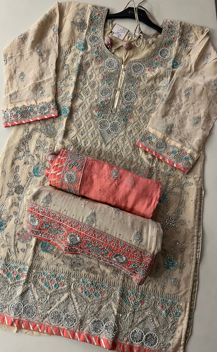 DESIGNER SUIT-BTUS53/BEIGE