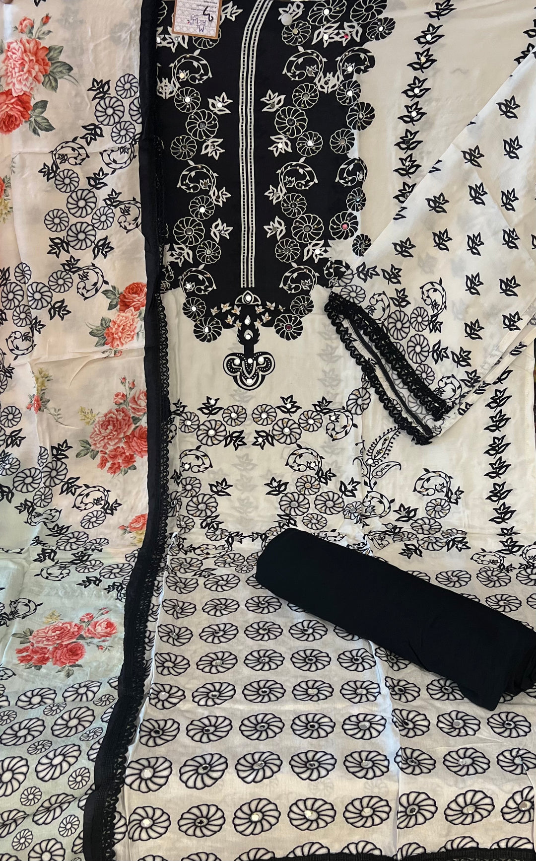 DESIGNER UNSTITCHED DRESS MATERIAL-IKSH03/
