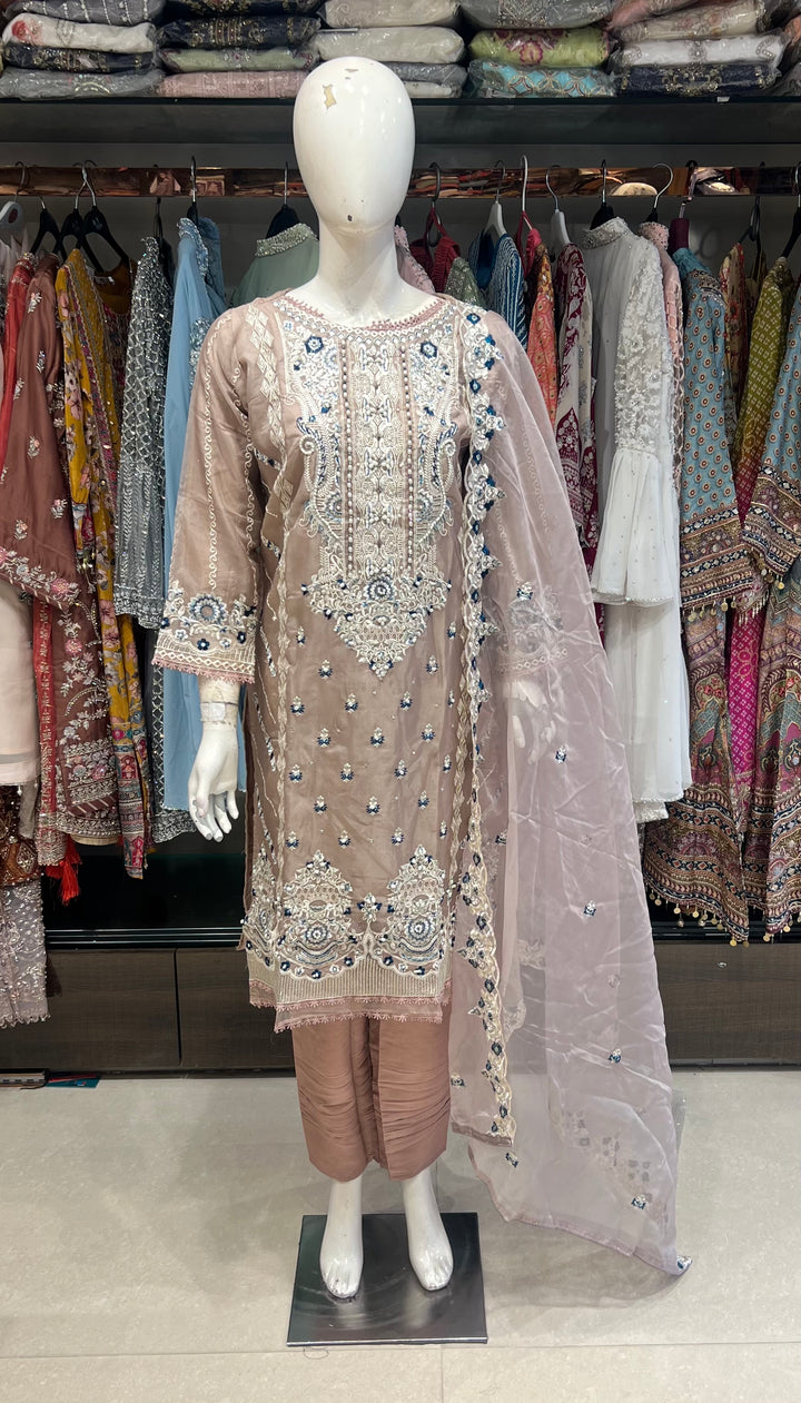 WORK DESIGNER SUT(ORGANZA) - IKGS04/PINK
