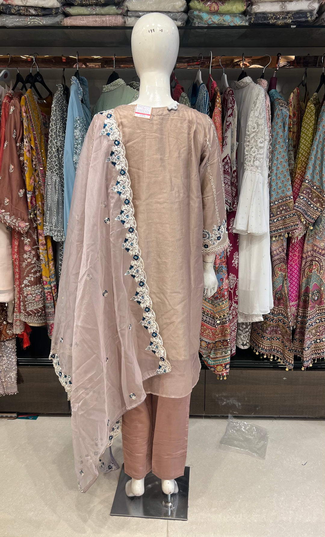 WORK DESIGNER SUT(ORGANZA) - IKGS04/PINK