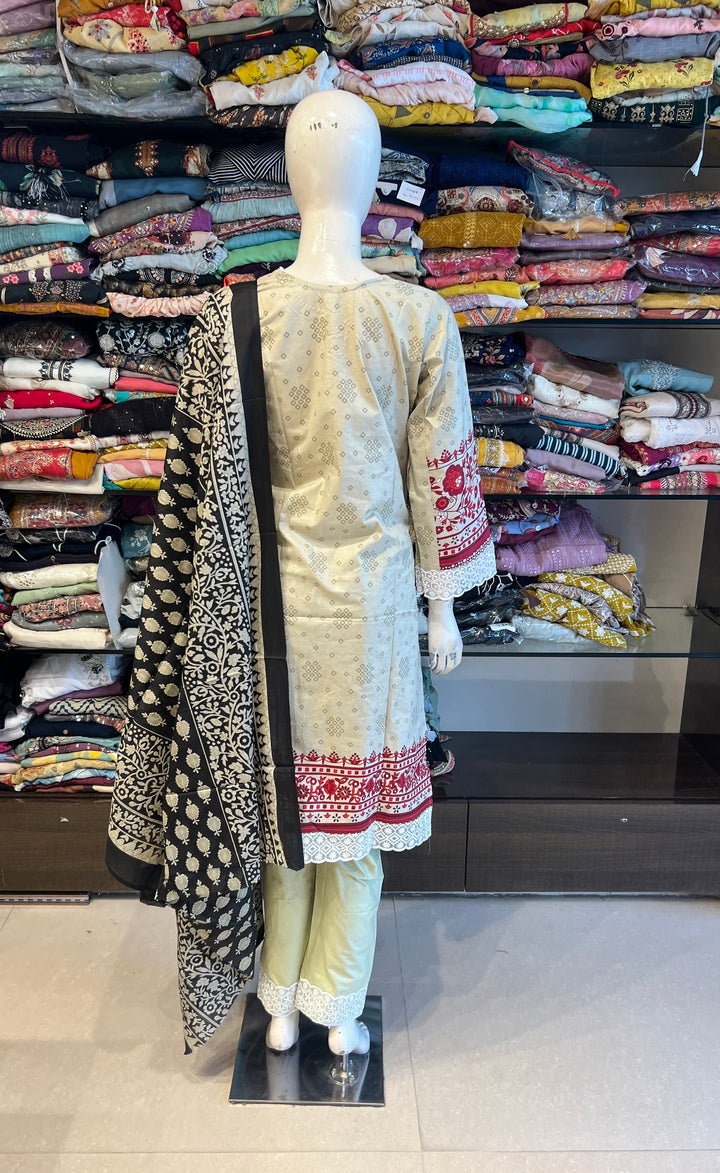 MFL NEW DESIGNER SUIT -KD001 ARSALA BEIGE