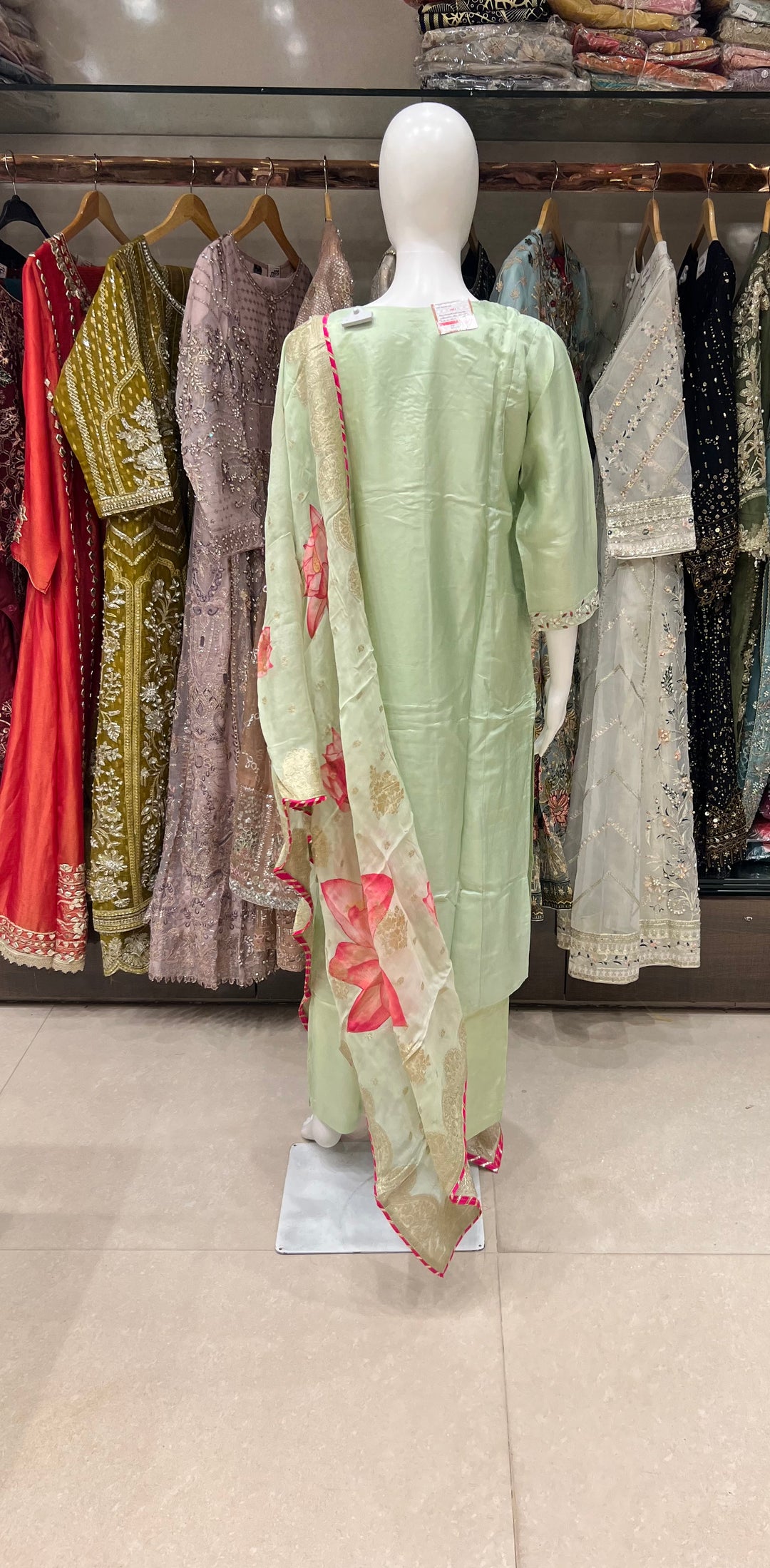 WORK DESIGNER SUIT - BTFZ84/ LIGHT GREEN