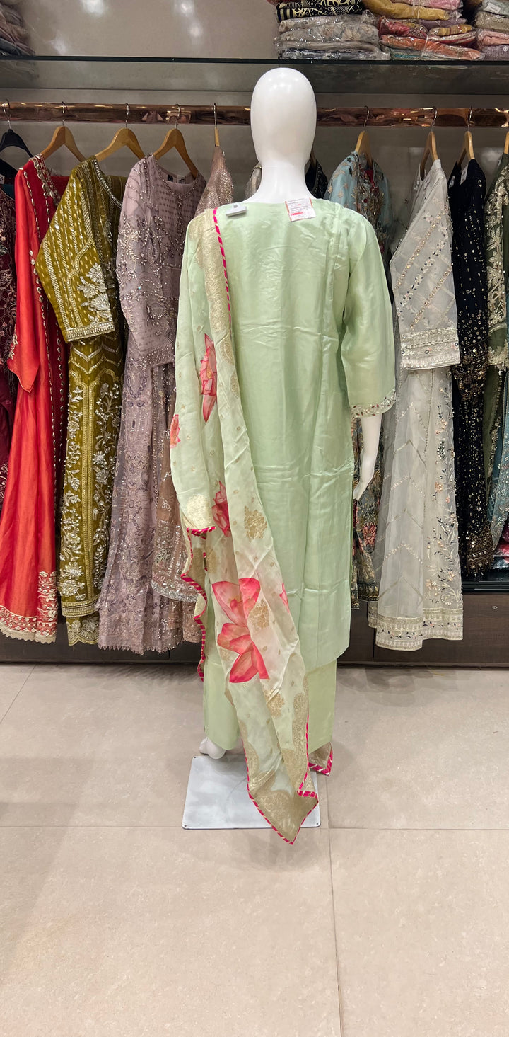 WORK DESIGNER SUIT - BTFZ84/ LIGHT GREEN