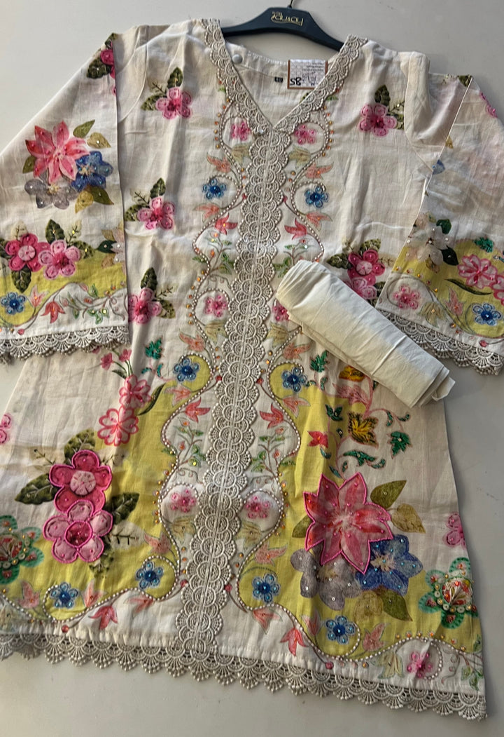 WORK DESIGNER CO-ORD SET BTFZ85/ CREAM