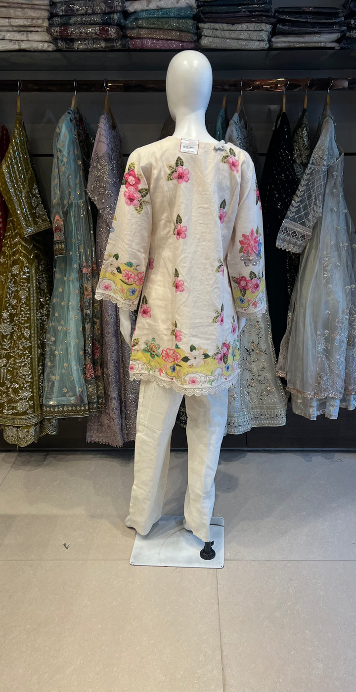 WORK DESIGNER CO-ORD SET BTFZ85/ CREAM