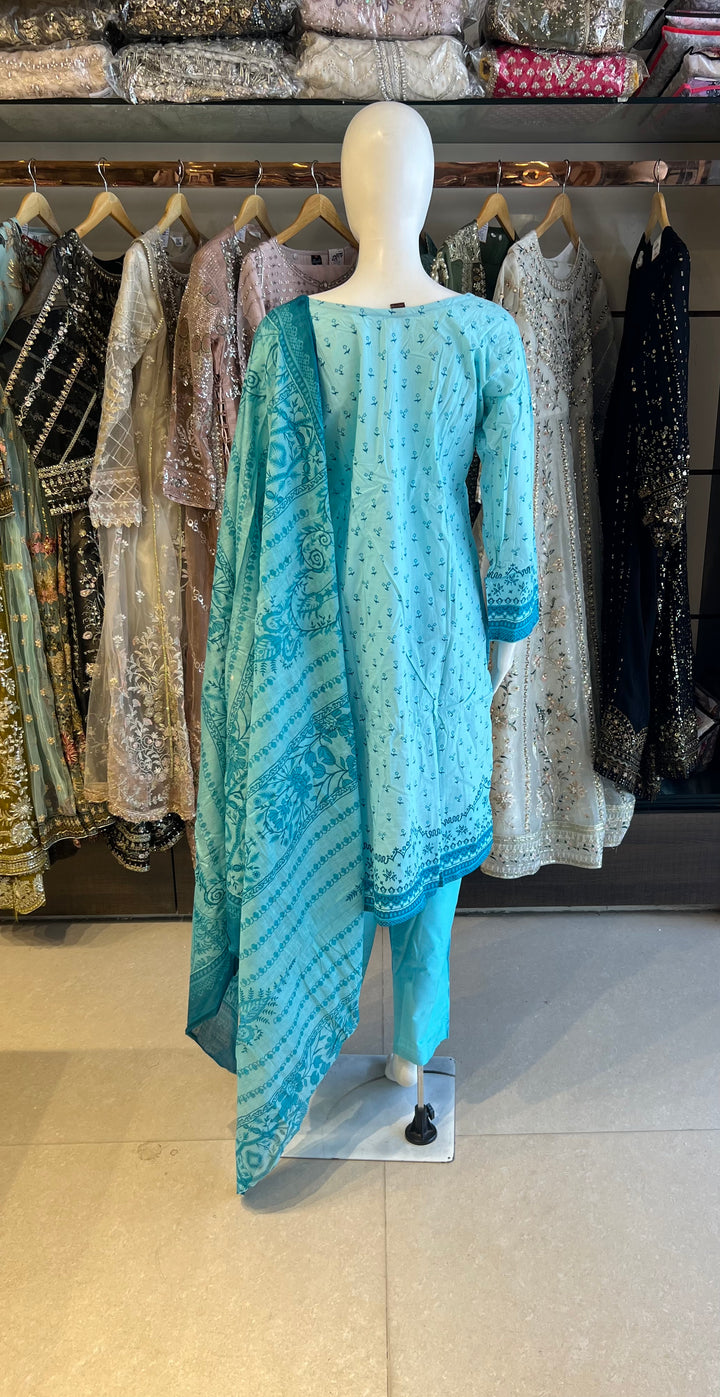 MFL NEW DESIGNER SUIT -KD001/ SKF SKY BLUE