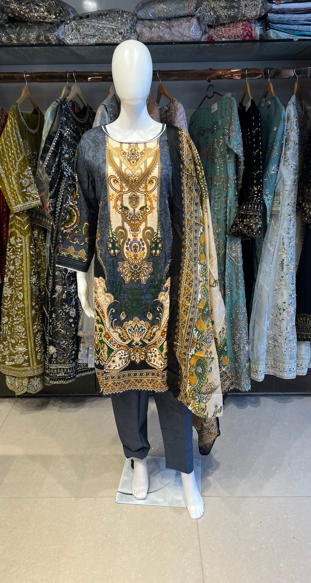 MFL NEW DESIGNER SUIT -KD001/ SKF GREY