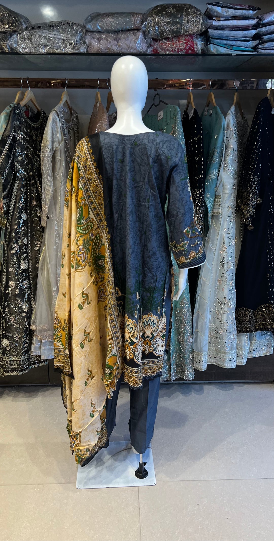 MFL NEW DESIGNER SUIT -KD001/ SKF GREY