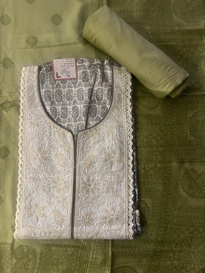 DESIGNER UNSTITCHED DRESS MATERIAL- BTFZ07/