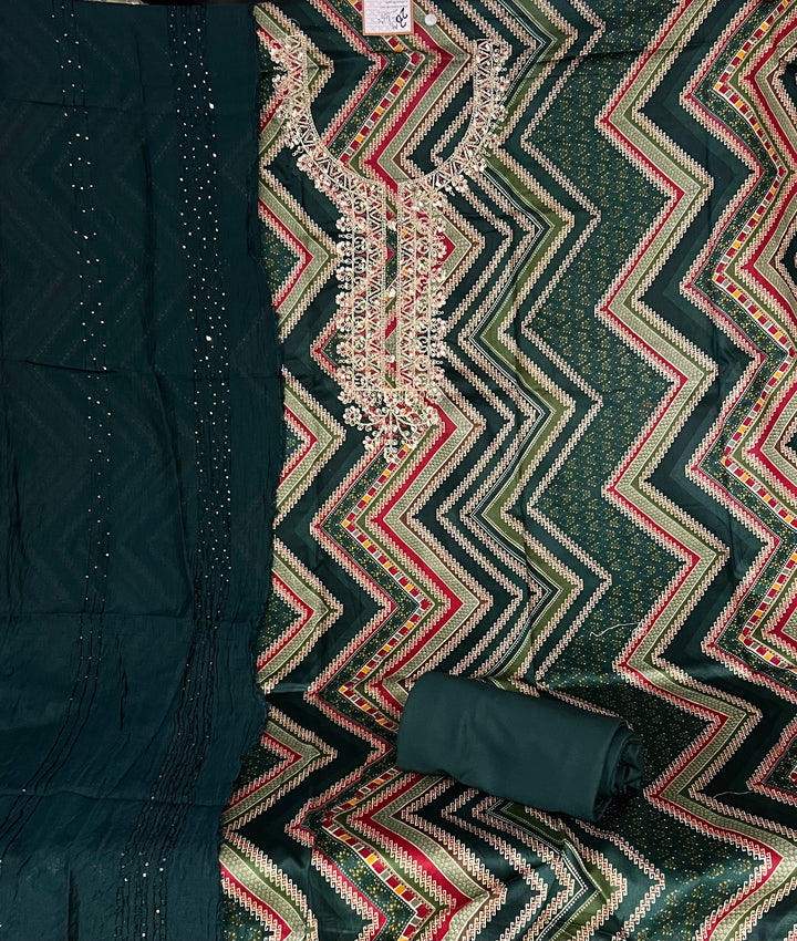 DESIGNER UNSTITCHED DRESS MATERIAL- BTFZ28/