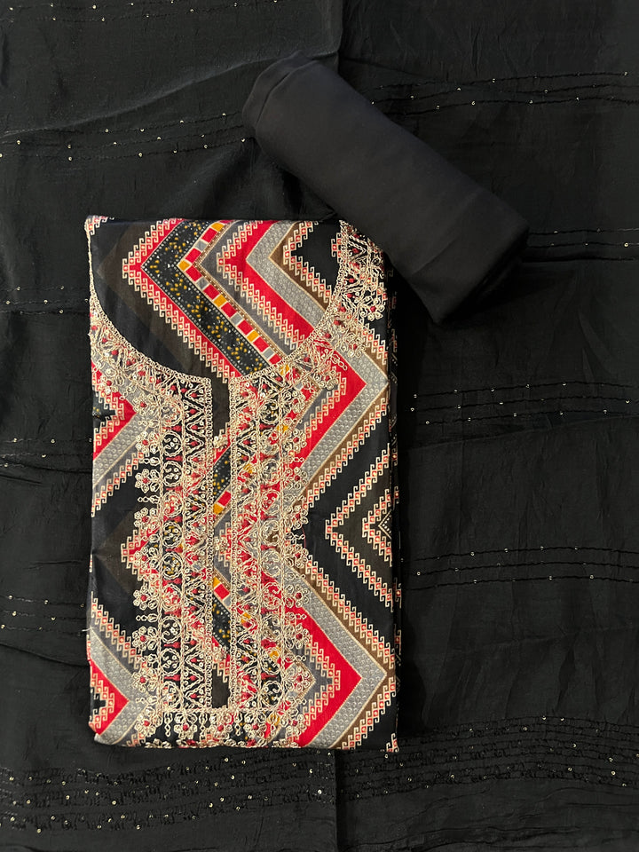 DESIGNER UNSTITCHED DRESS MATERIAL- BTFZ28/