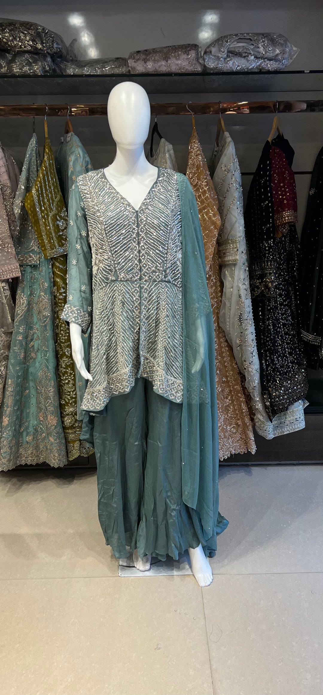 WORK DESIGNER SUIT - KTUS28/ SEA GREEN