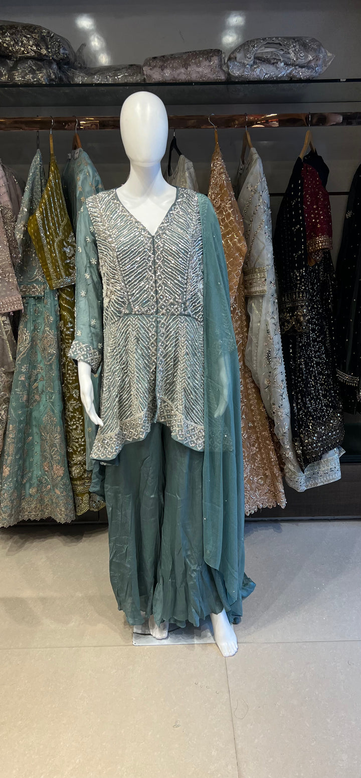 WORK DESIGNER SUIT - KTUS28/ SEA GREEN