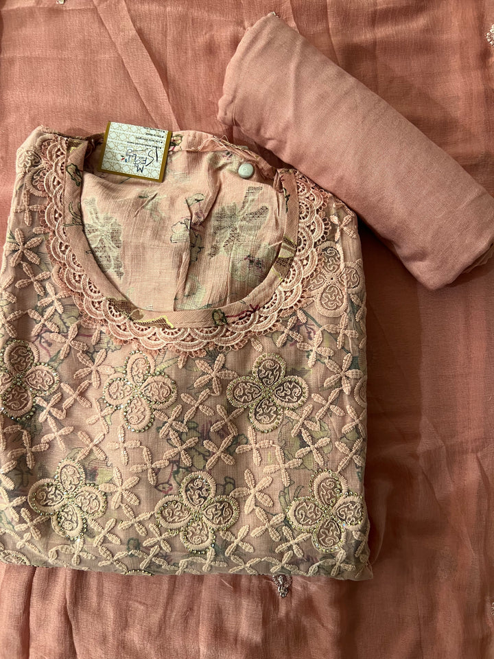 DESIGNER UNSTITCHED DRESS MATERIAL- IKZV15/