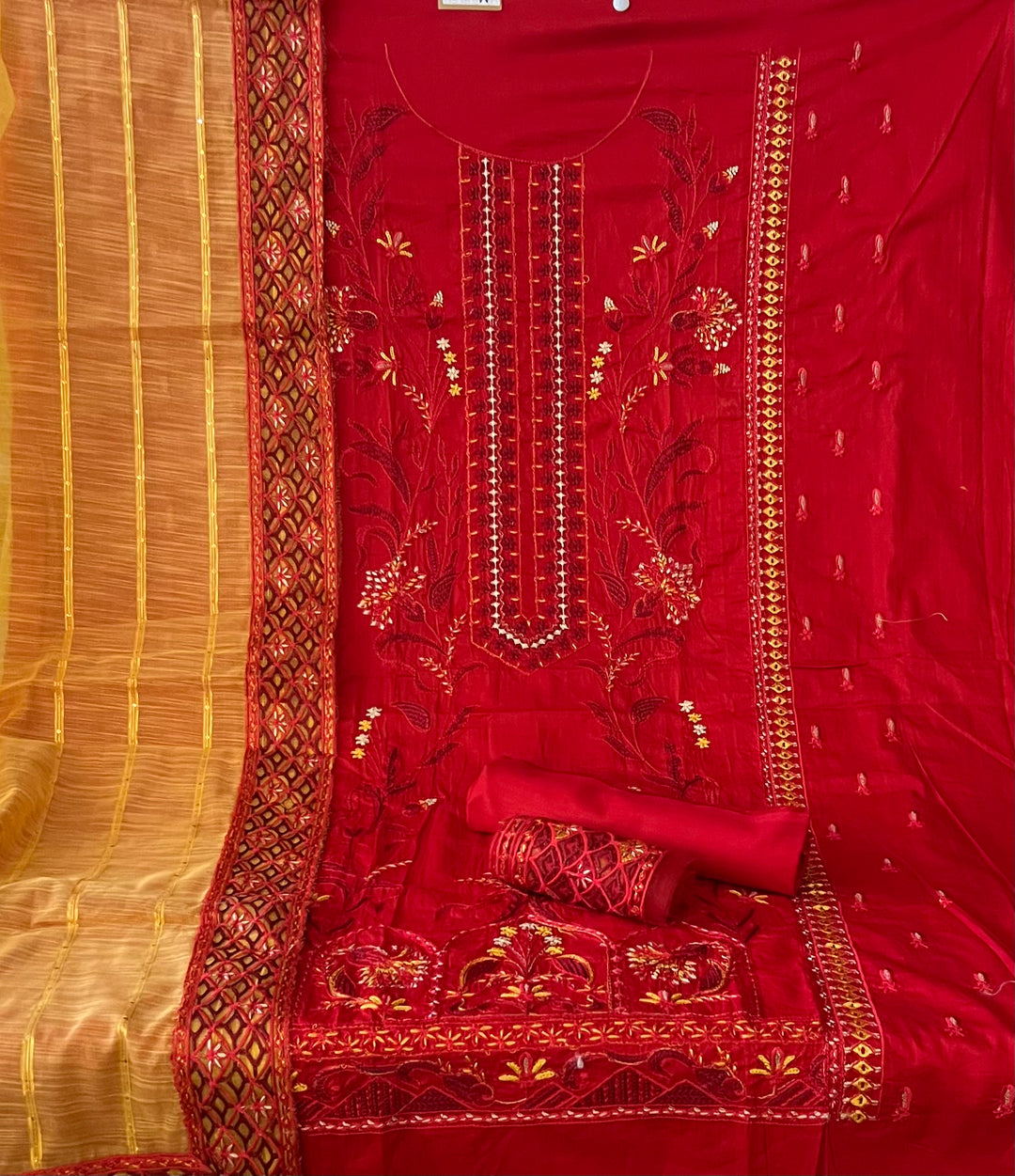 LAWN COTTON UNSTITCHED DRESS MATERIAL-0139/