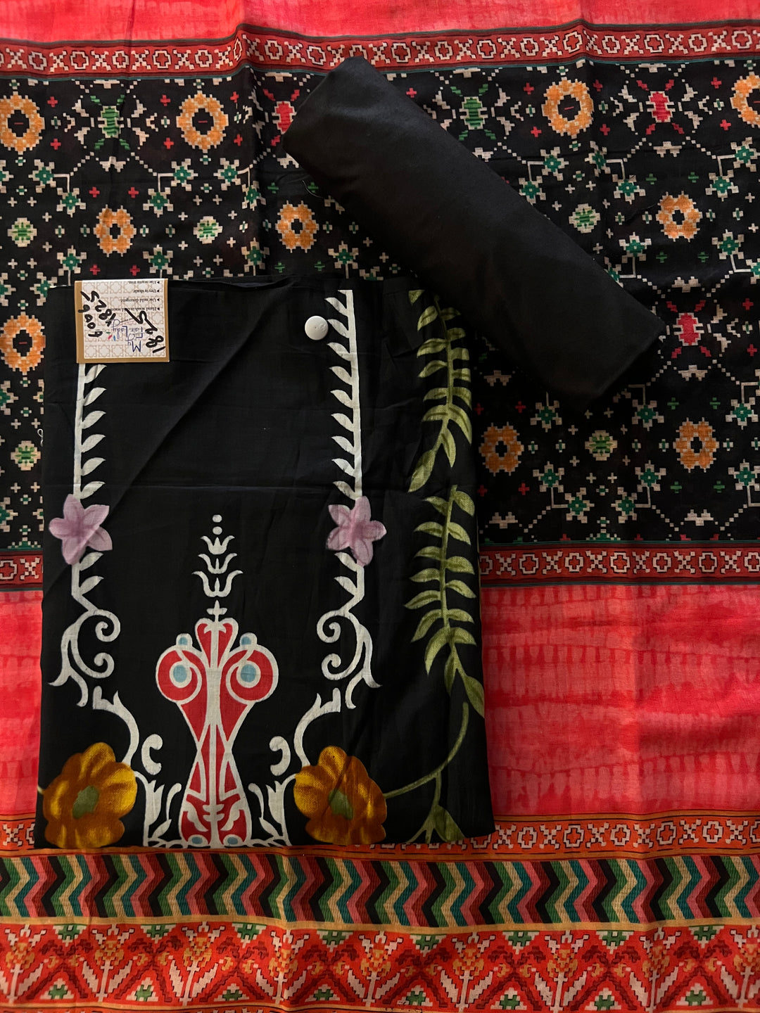 LAWN COTTON UNSTITCHED DRESS MATERIAL-6006/