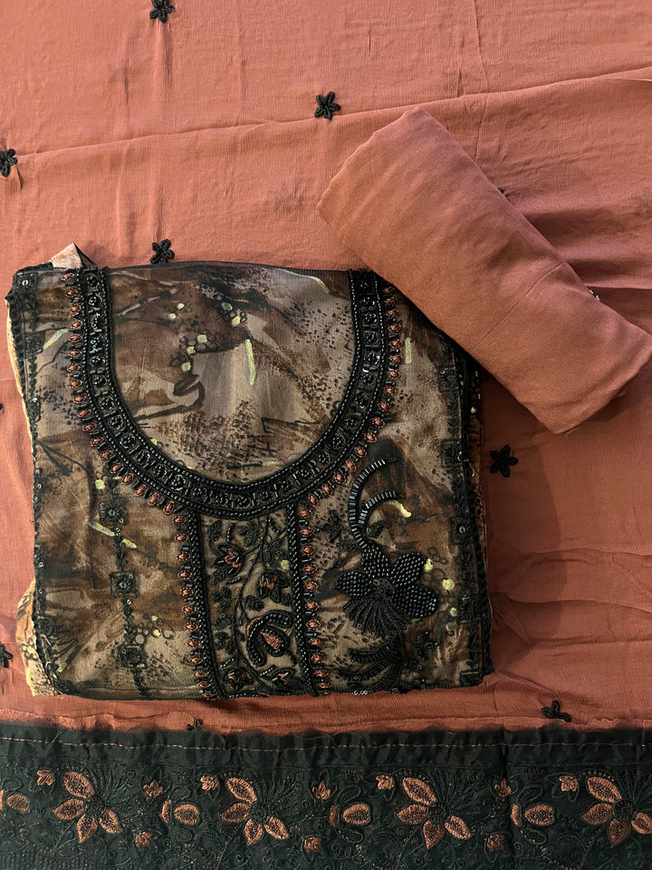 DESIGNER UNSTITCHED DRESS MATERIAL-KMSH03/