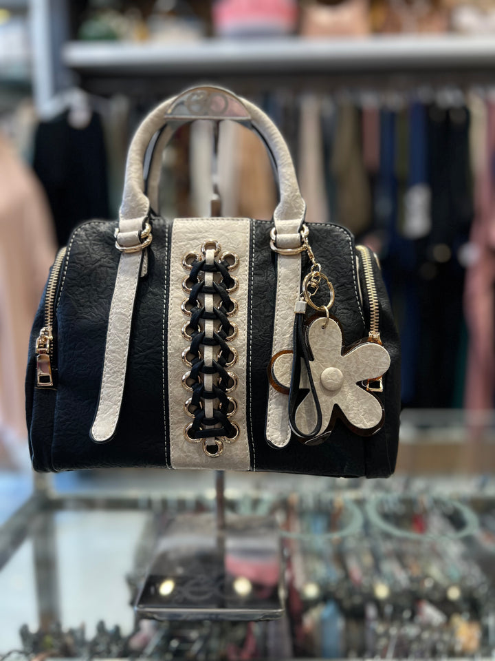 JIN FA HAND BAG-8091/BLACK/