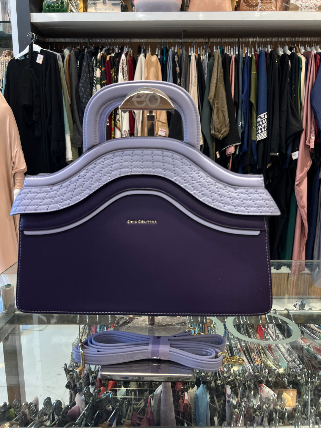 CHIC CELITINA HAND BAG 24100/VOILET/ - Main Image