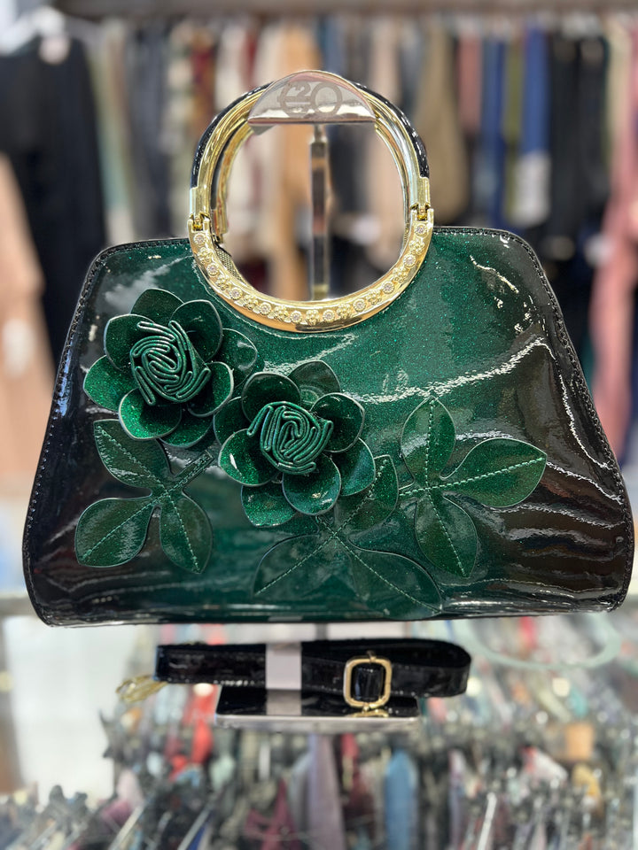 QIAN DAI ER HAND BAG-2323/GREEN/