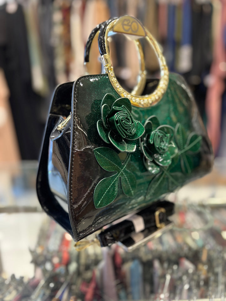 QIAN DAI ER HAND BAG-2323/GREEN/