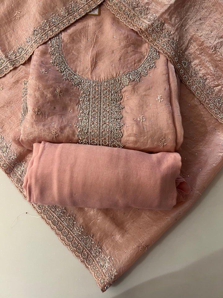 UNSTITCHED DRESS MATERIA(SHIMMER) - IKZV08/